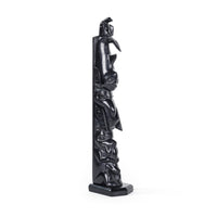 Eagle, Shark, Raven, Bear, Frog - Argillite Pole