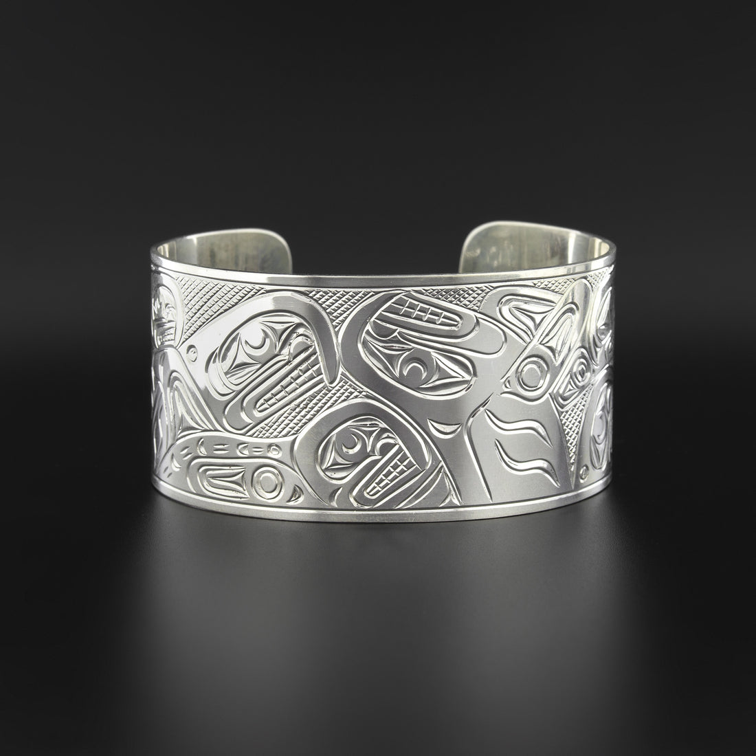 Orca Pod - Silver Bracelet