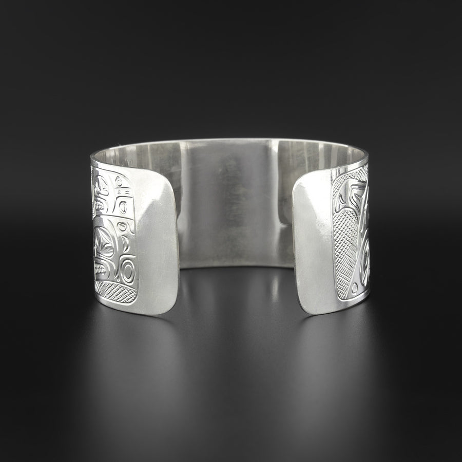 Orca Pod - Silver Bracelet