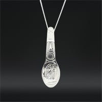 Eagle Spoon - Silver Pendant