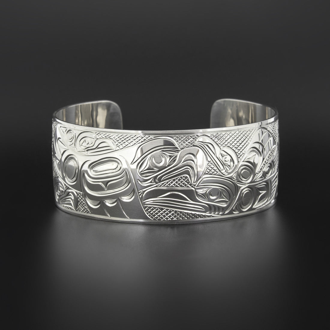 Eagles and Ravens - Silver Bracelet