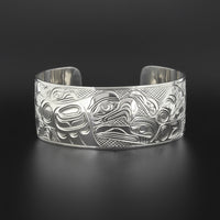Eagles and Ravens - Silver Bracelet