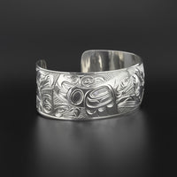 Eagles and Ravens - Silver Bracelet