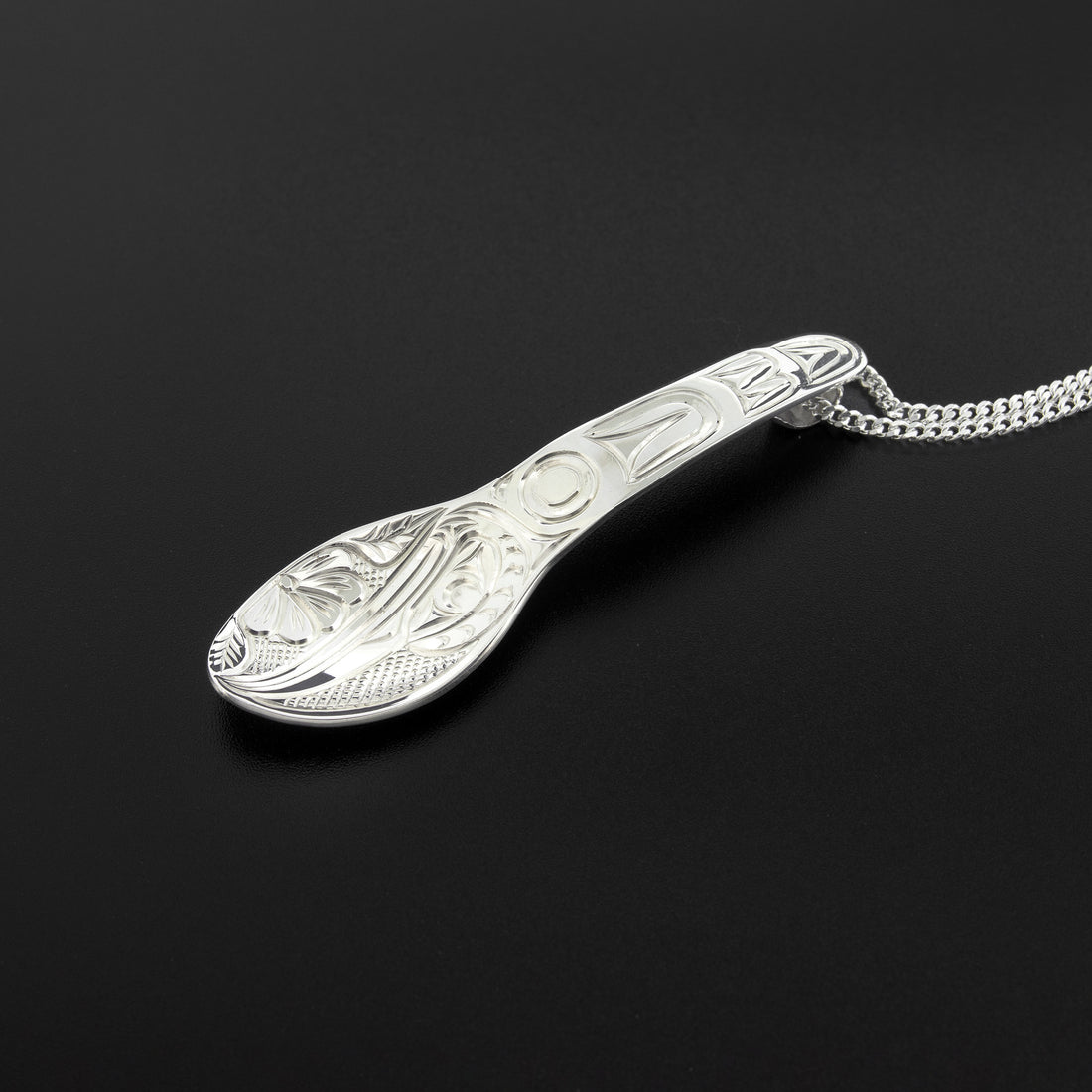 Hummingbird Spoon - Silver Pendant