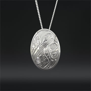 Hummingbird - Silver Pendant