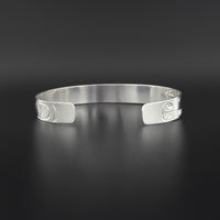 Orca and Baby - Silver Bracelet