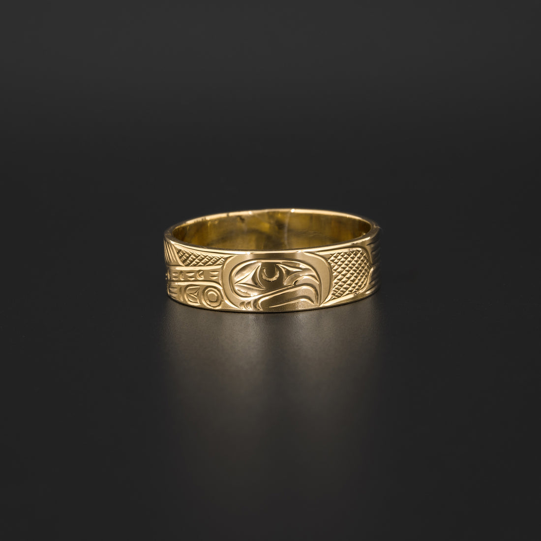 Salmon - 14k Gold Ring