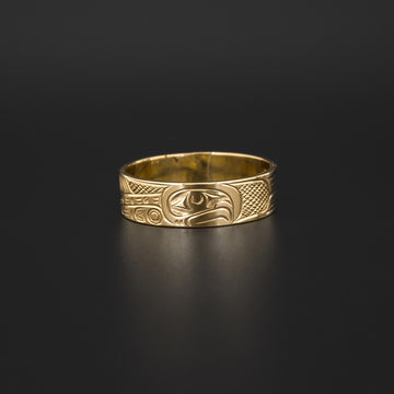 Salmon - 14k Gold Ring