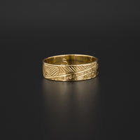 Salmon - 14k Gold Ring