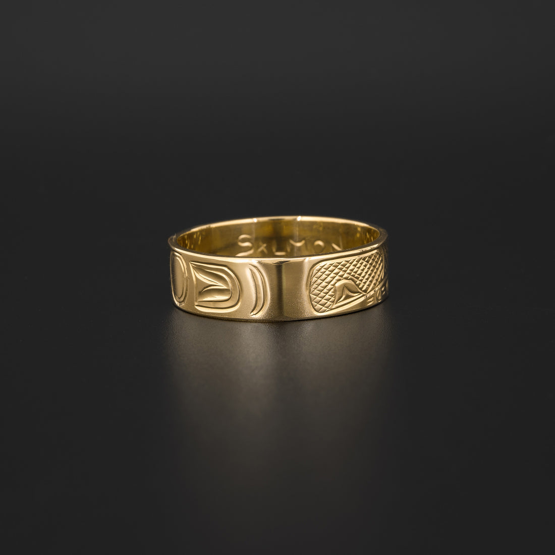 Salmon - 14k Gold Ring