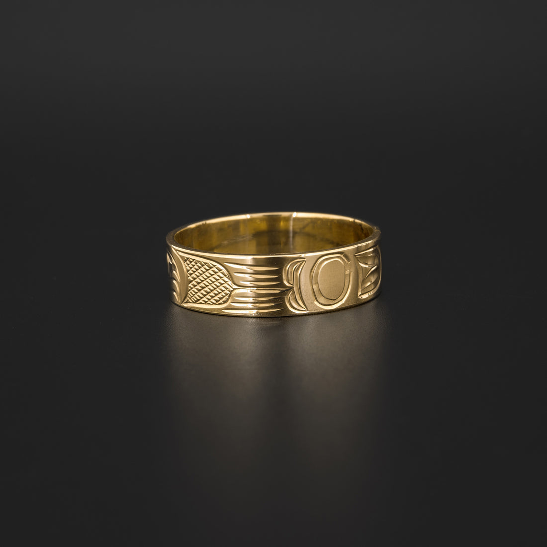 Salmon - 14k Gold Ring