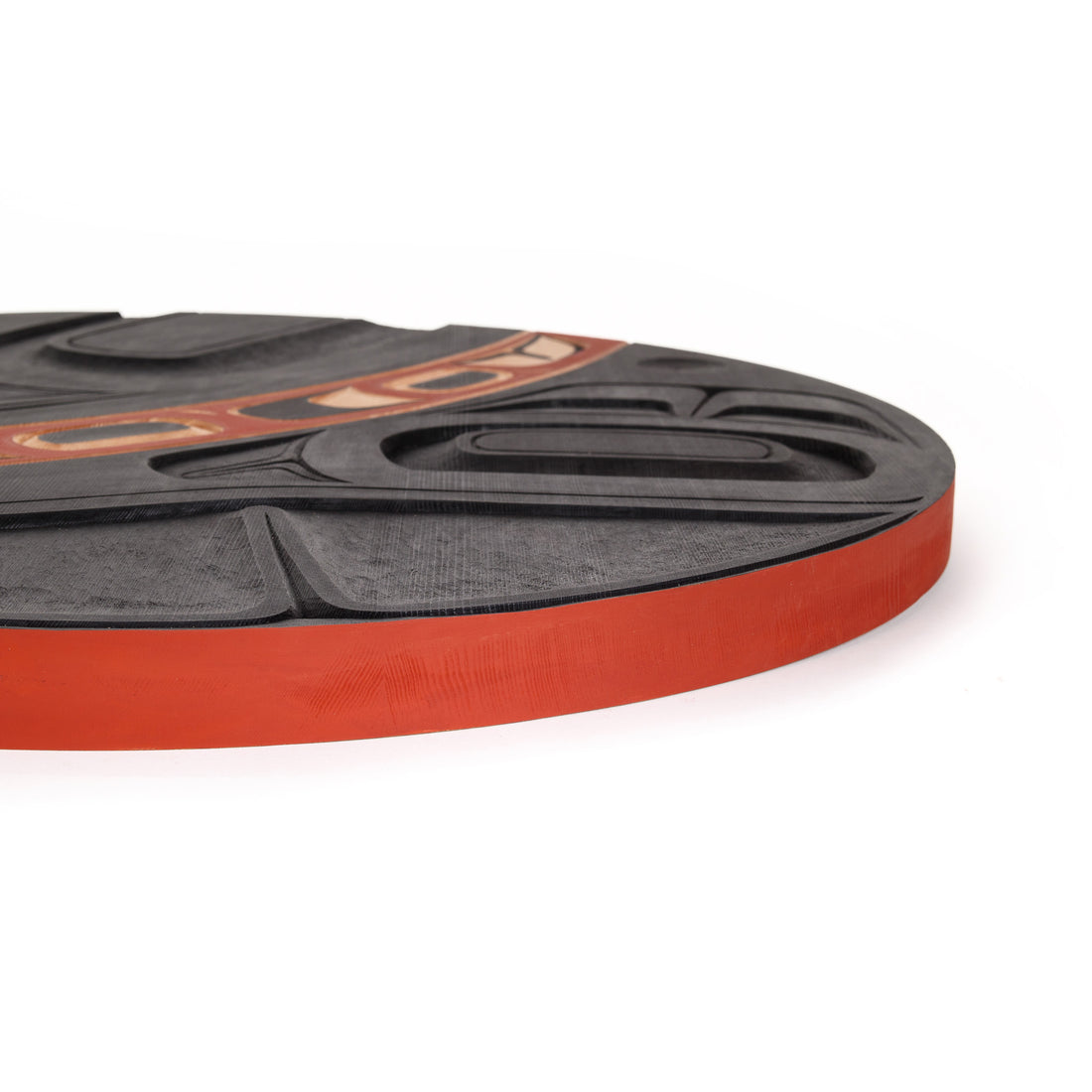 The Curve (Red) - Red Cedar Panel