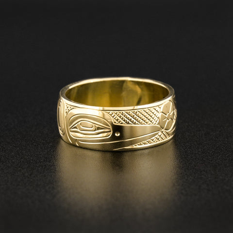 Hummingbird - 14k Gold Ring