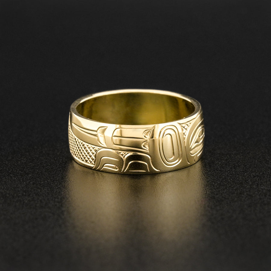 Hummingbird - 14k Gold Ring