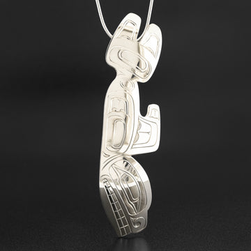 Killerwhale - Silver Pendant