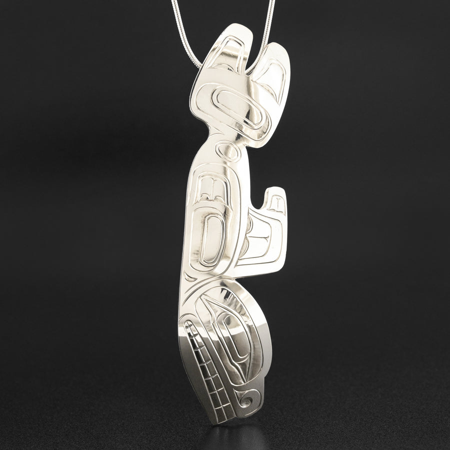 Killerwhale - Silver Pendant