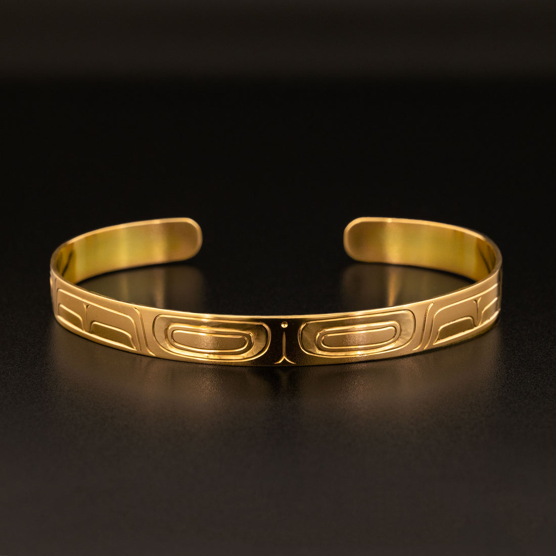 Abstract - 14k Gold Bracelet