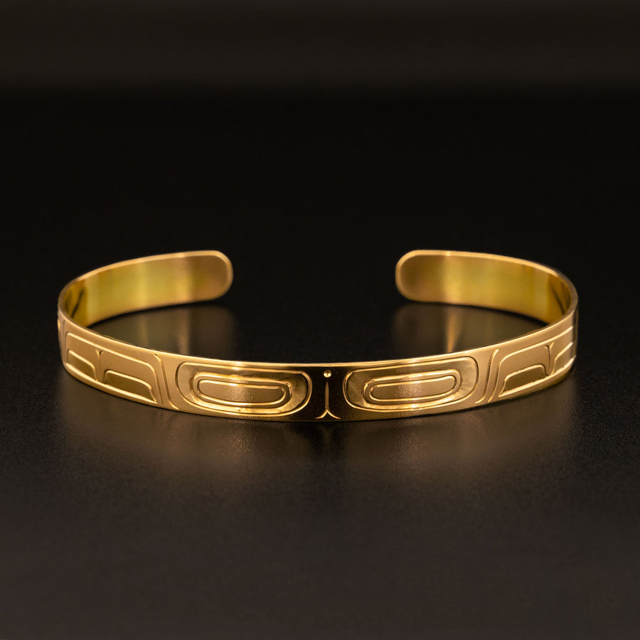Abstract - 14k Gold Bracelet