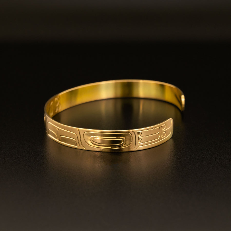 Abstract - 14k Gold Bracelet