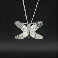 Butterfly - Silver Pendant