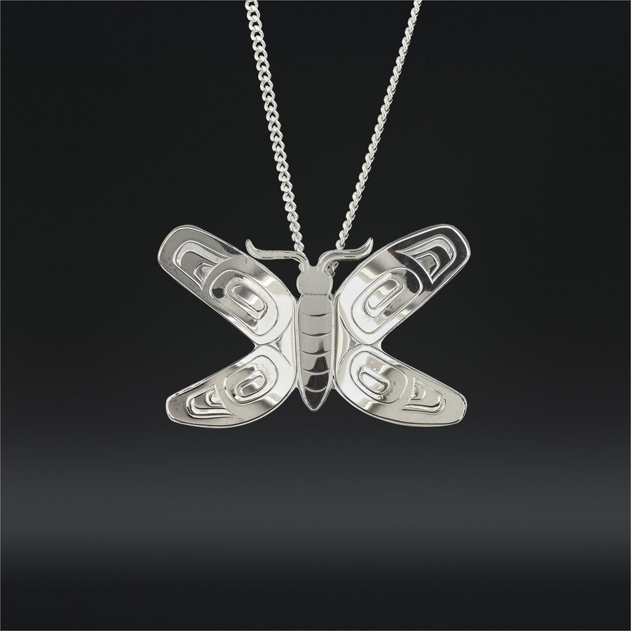 Butterfly - Silver Pendant