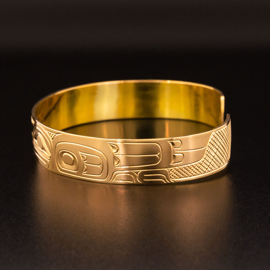 Raven and Eagle - 14k Gold Bracelet
