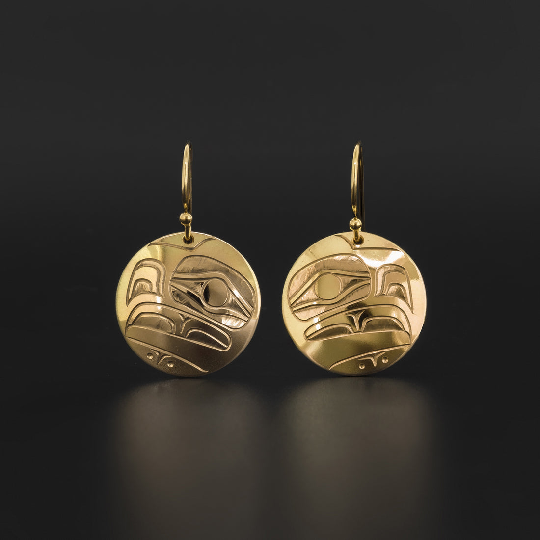 Eagle - 14k Gold Earrings