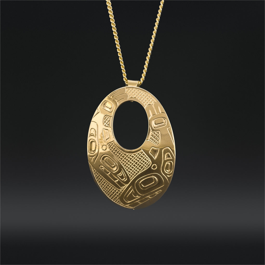 Mother and Child - 14k Gold Pendant