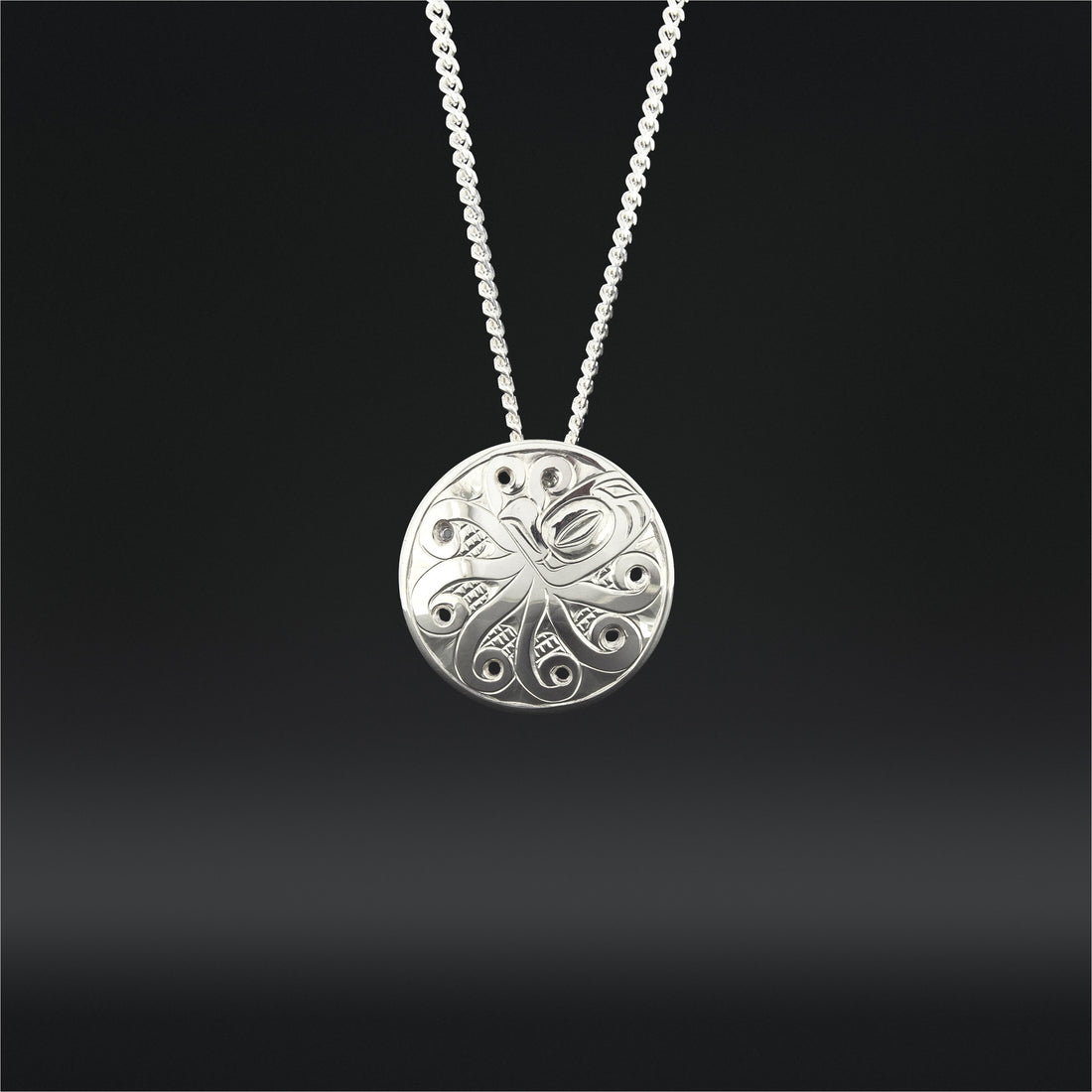 Octopus - Silver Pendant