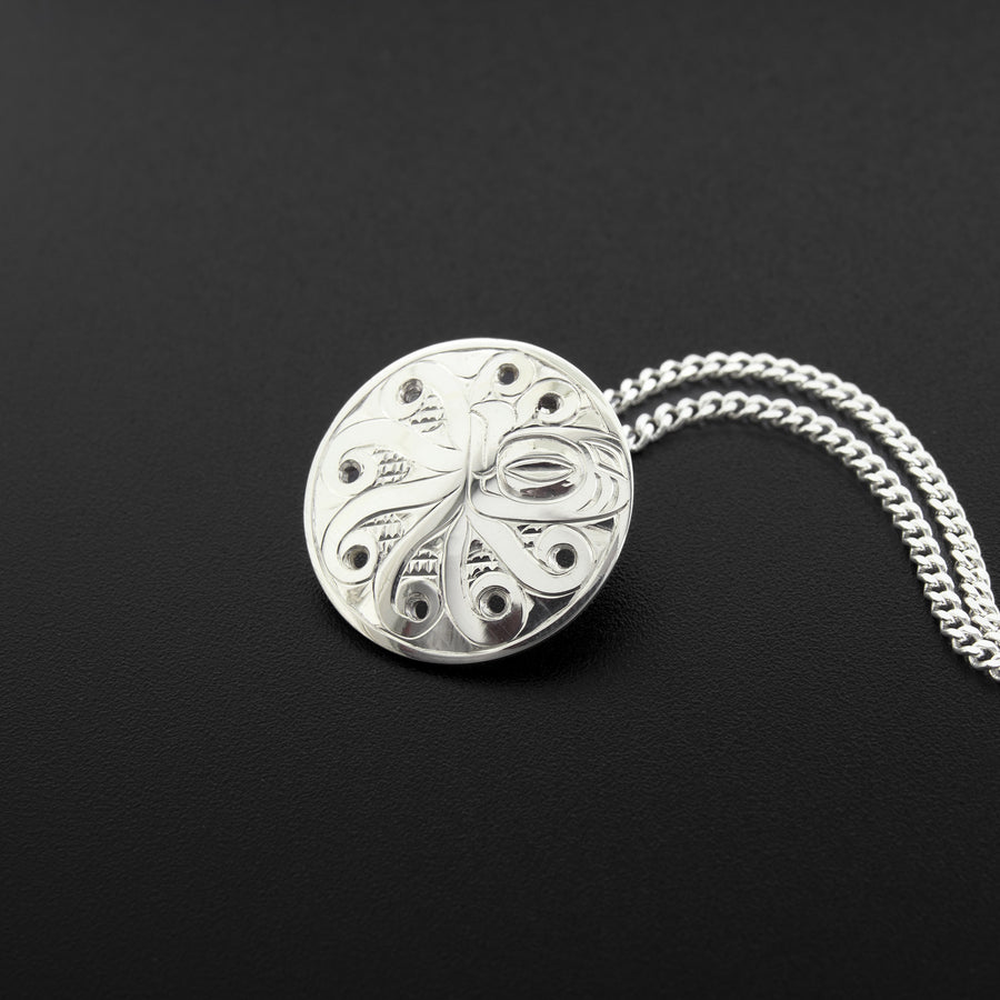 Octopus - Silver Pendant