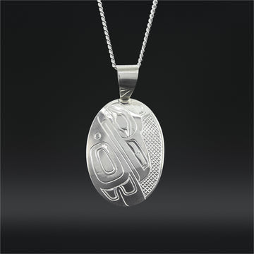 Raven - Silver Pendant