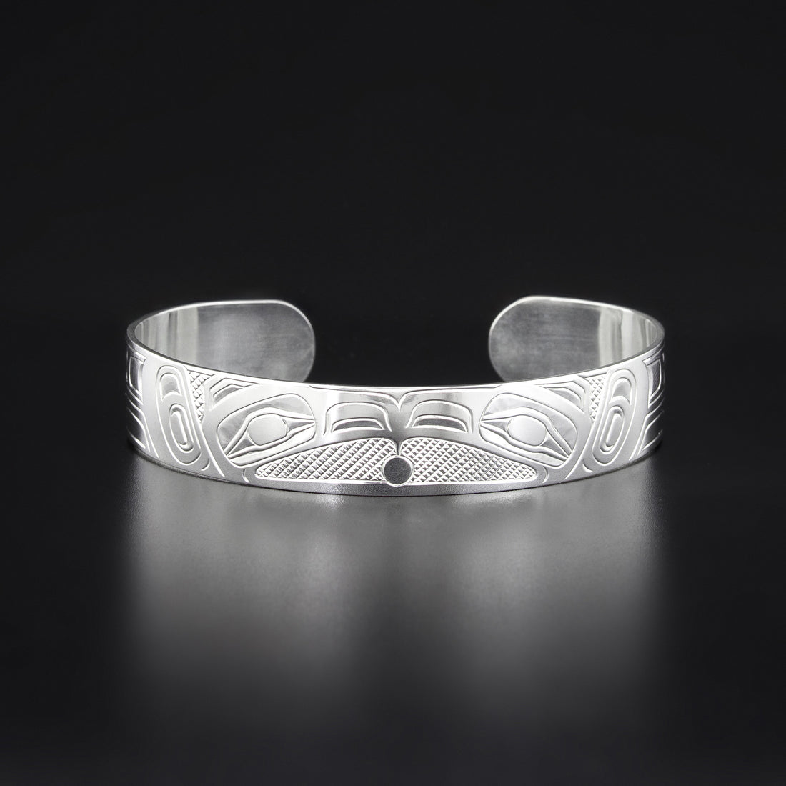 Raven and Light - Silver Bracelet