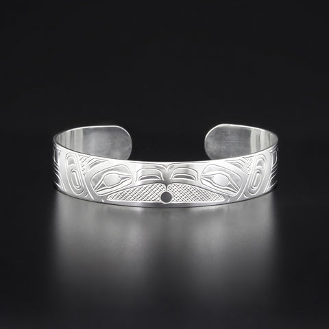 Raven and Light - Silver Bracelet