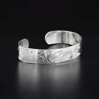 Raven and Light - Silver Bracelet