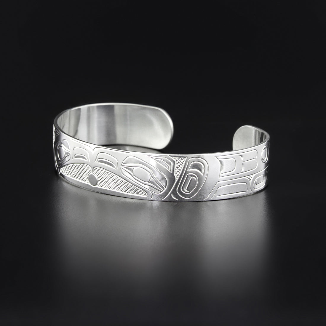 Raven and Light - Silver Bracelet