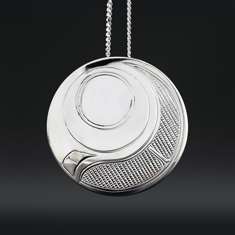 Salmon Egg - Silver Pendant