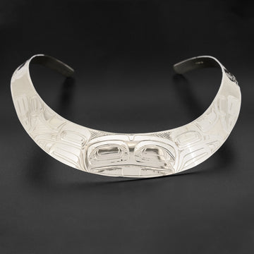 Hlk'yan k'uust'anaay (The Frog) - Silver Collar Necklace