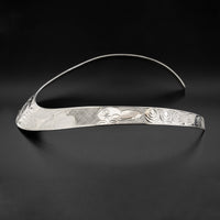 Hlk'yan k'uust'anaay (The Frog) - Silver Collar Necklace