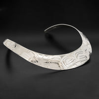 Hlk'yan k'uust'anaay (The Frog) - Silver Collar Necklace