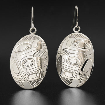 Nurturing Embrace - Silver Earrings