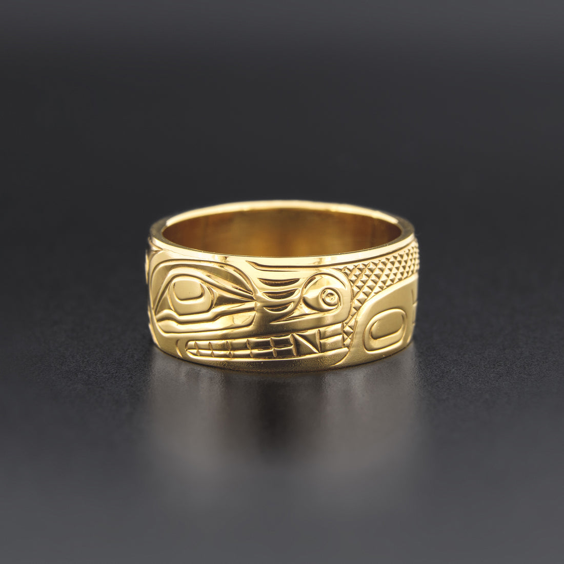 Wolf - 14k Gold Ring
