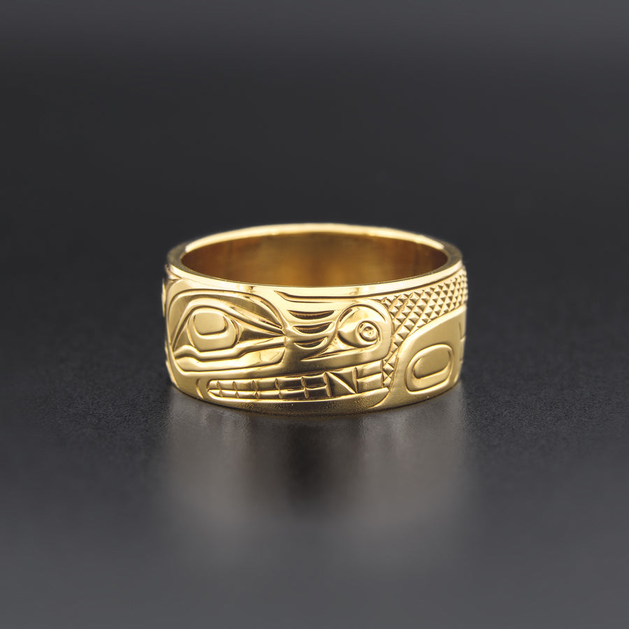 Wolf - 14k Gold Ring