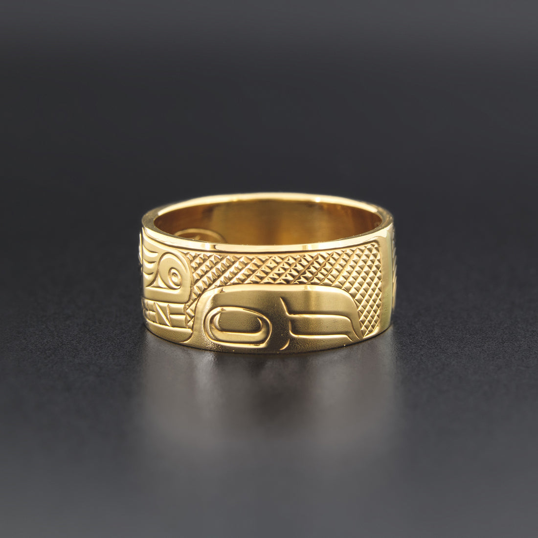 Wolf - 14k Gold Ring