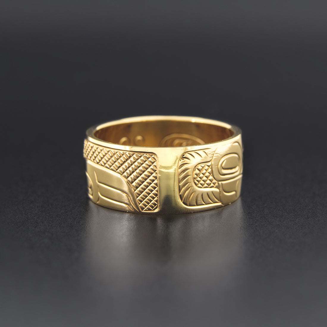 Wolf - 14k Gold Ring
