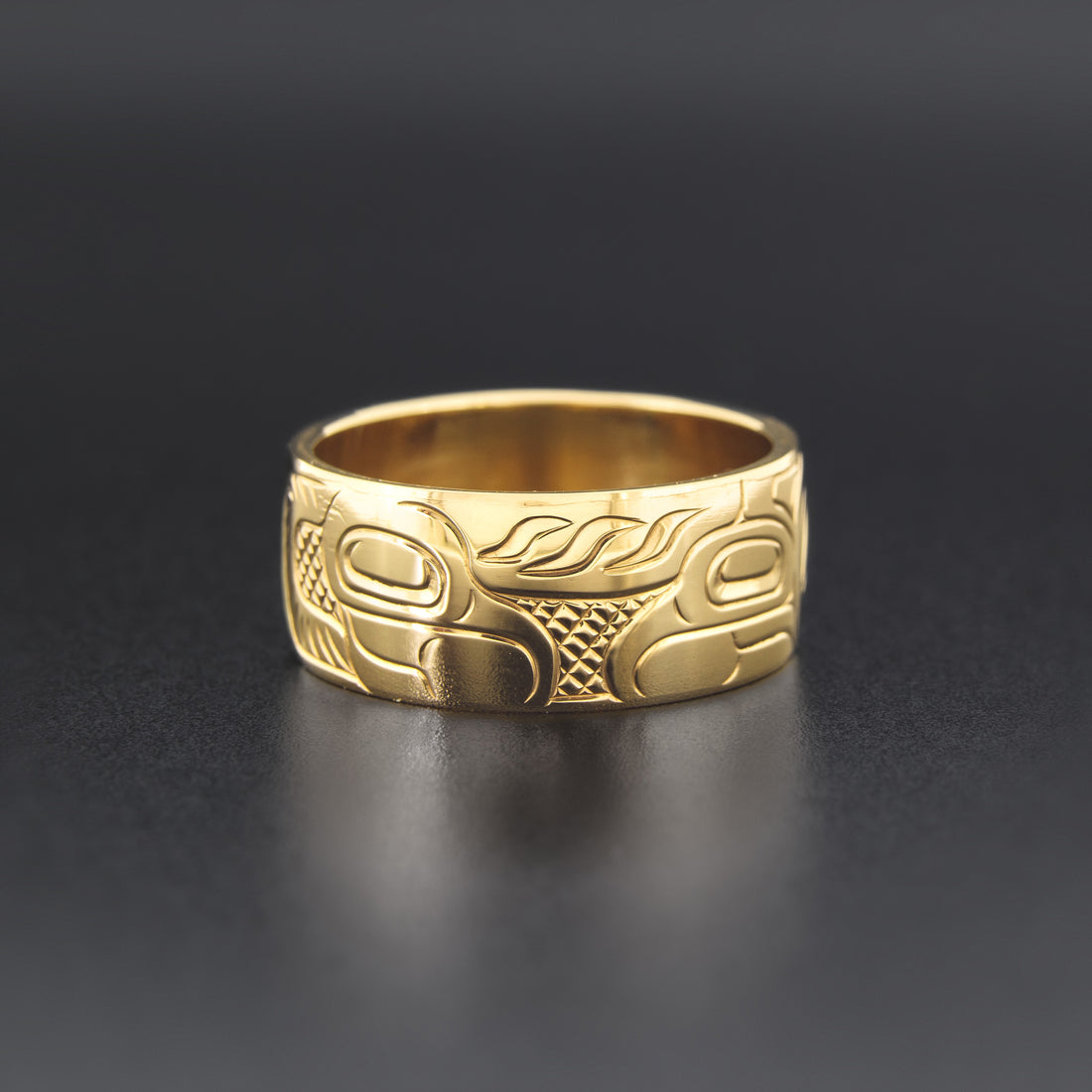 Wolf - 14k Gold Ring