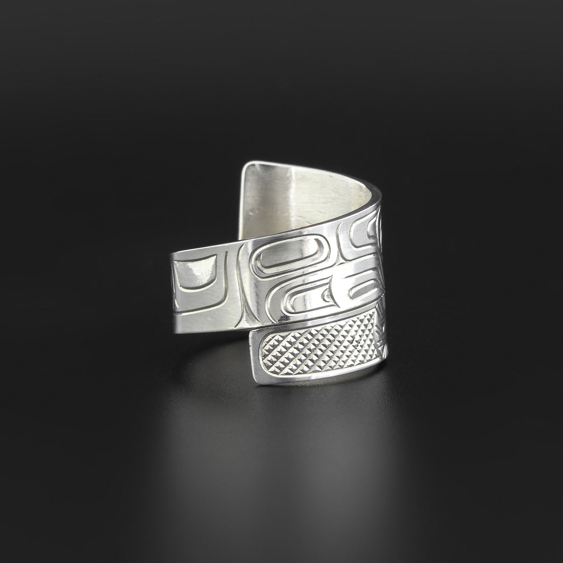 Wolf - Silver Wrap Rings