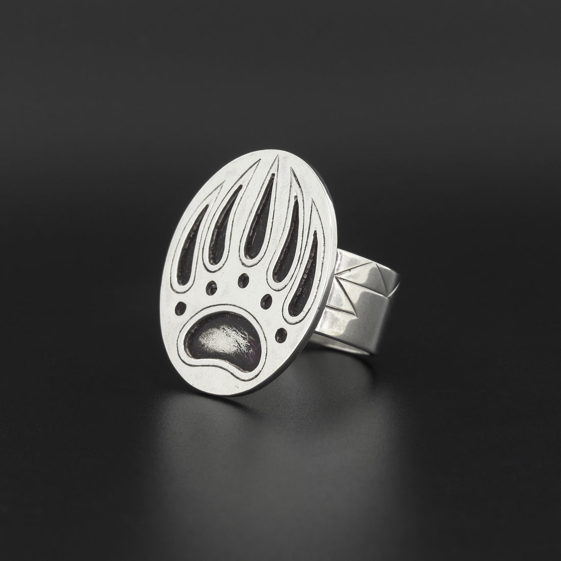 Bear Paw - Silver Ring