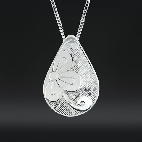 Floral - Silver Pendant