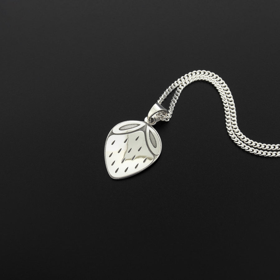 Heart Berry - Silver Pendant