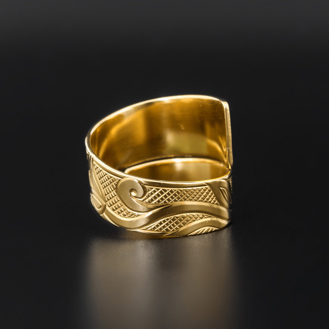 Hummingbird - 14k Gold Wrap Ring